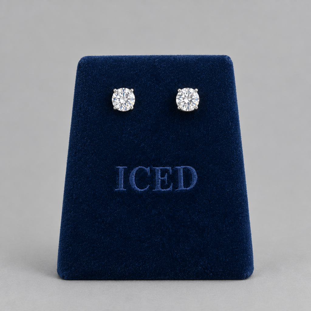 Moissanite Stud Earrings