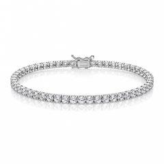 Moissanite Tennis Bracelet 3mm
