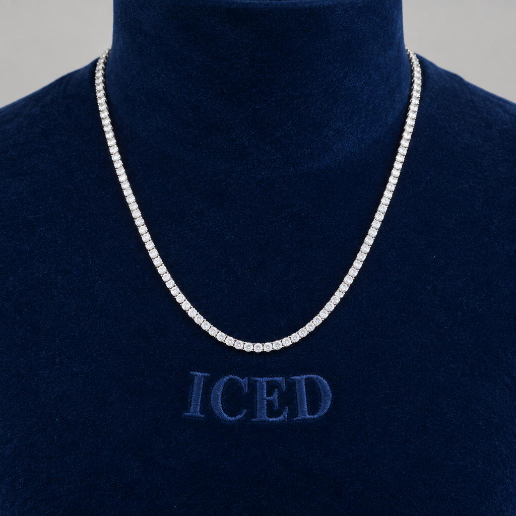 Moissanite Tennis Chain 3mm